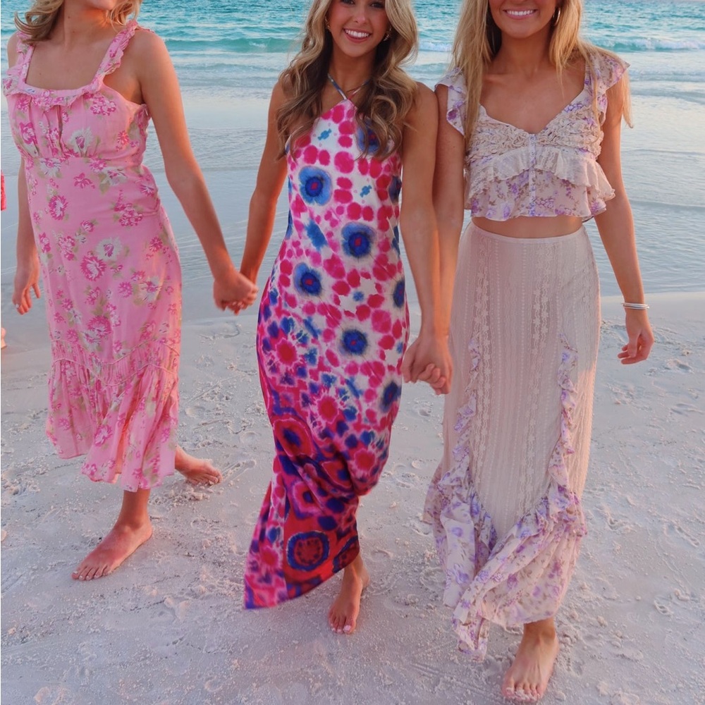 Gorgeous tie dye Zara dress!